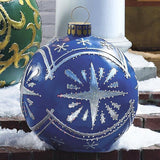 Kerst Opblaasbare Bal | Buitendecoratie | Weerbestendig PVC | 60 cm | 11 Stijlen
