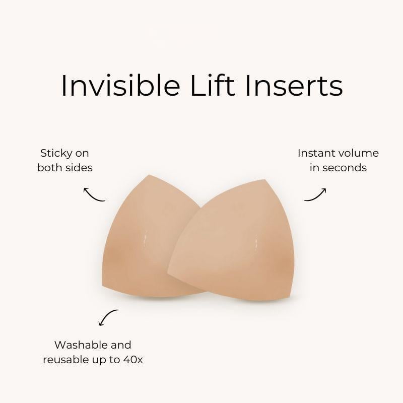 Dames Push-Up BH Pads | Onzichtbare Lift Inlegstukken | Zelfklevend & Herbruikbaar
