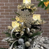 Kerstboom Topper Rek | 3-lagen |Metaal