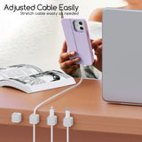 Magnetische Kabel Organizer | Zelfklevende Kabelhouder | Bureau & Auto | 5 Sleuven