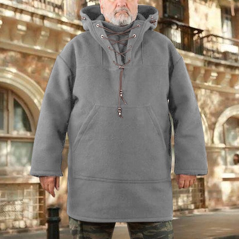 Heren Outdoor Anorak Jas | Stormbestendig | Gebreide Textuur | Winterjack