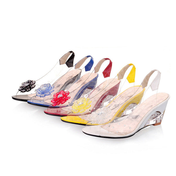 Stefanie™ Bloemen Strass Sandalen