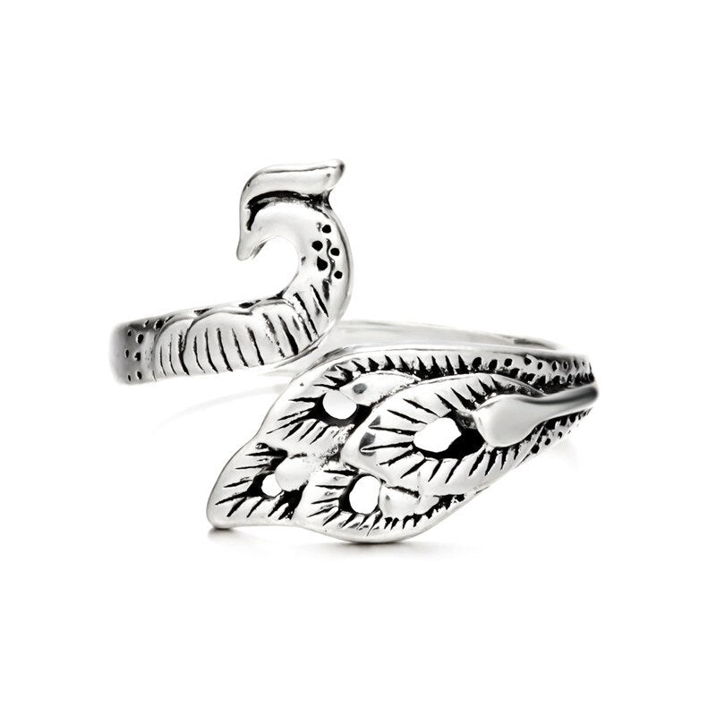 Dames Ring | Vintage Kat Design | Trendy Dieren Sieraad