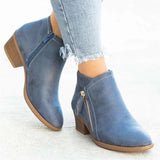 Selene | Tijdloze Comfort & Moeiteloze Elegantie Dames Enkellaarsjes