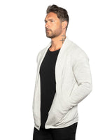 Heren Cardigan Vest | Slim Fit | Lichtgewicht | Shawl Kraag