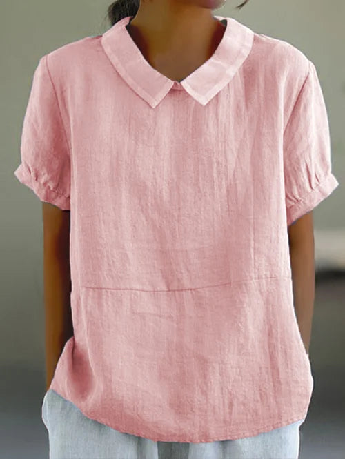 Stijlvolle blouse met kraag voor vrouwen | Ademend