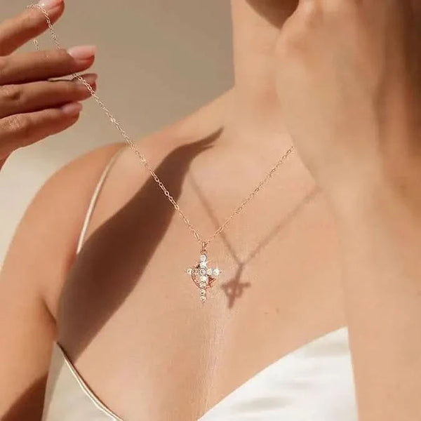 Ketting met Kroon en Kruis | Symbool van Geloof & Zelfvertrouwen | Heren & Dames