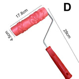 Verfroller met Reliëfpatroon | Decoratieve Muurroller | Rubberen Structuur | 17,8 cm