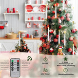 Kerstboom LED Kaarsen | FlickerLite™ | Flameloos | Afstandsbediening & Timer | Warm Witte Sfeerverlichting
