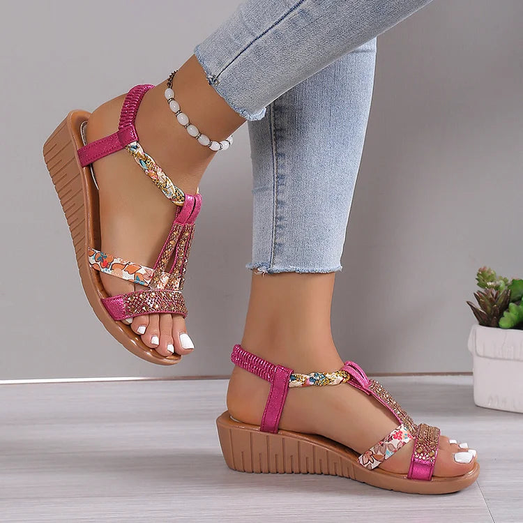 Sariah | Elegante Kristallen Sandalen voor Dames