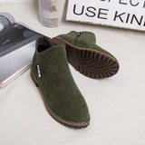 Dames Enkelboots | Dikke Zool | Hoogwaardig Kunstleer | Comfortabel