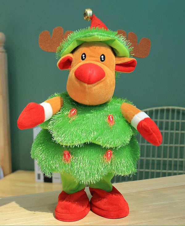Kerst Knuffel Pop | Zingend & Dansend | Interactieve Kerstdecoratie 40cm