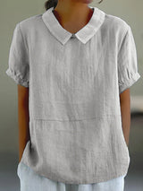 Stijlvolle blouse met kraag voor vrouwen | Ademend