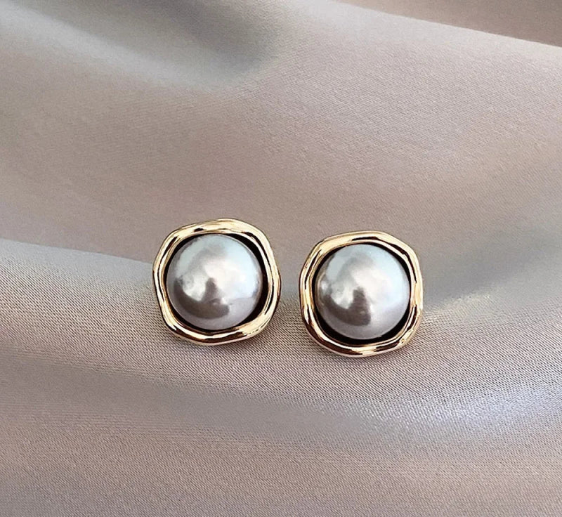 Elegante zwarte pareloorbellen