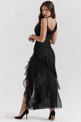 Theresa™ Elegante Geplooide Jurk
