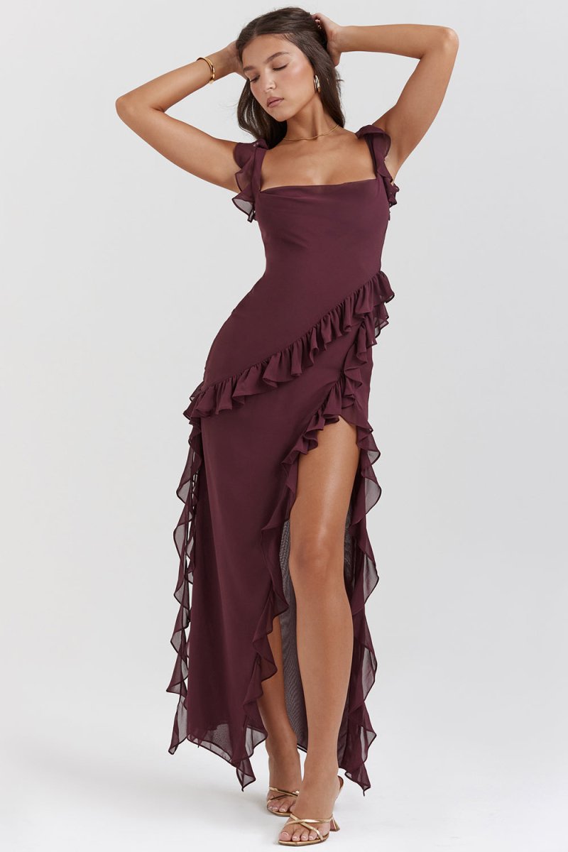 Theresa™ Elegante Geplooide Jurk