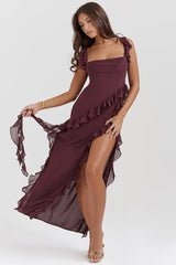 Theresa™ Elegante Geplooide Jurk