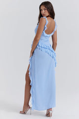 Theresa™ Elegante Geplooide Jurk