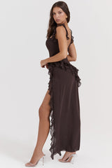 Theresa™ Elegante Geplooide Jurk