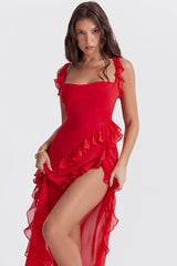 Theresa™ Elegante Geplooide Jurk