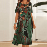 Elizabeth - Elegant Dress with Floral Pattern