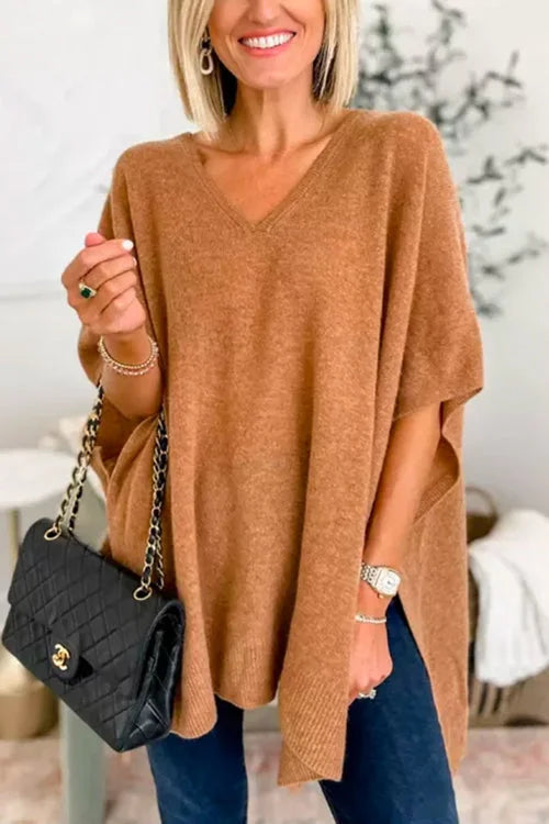 Mariana™ Veelzijdige Pullover In Poncho Stijl