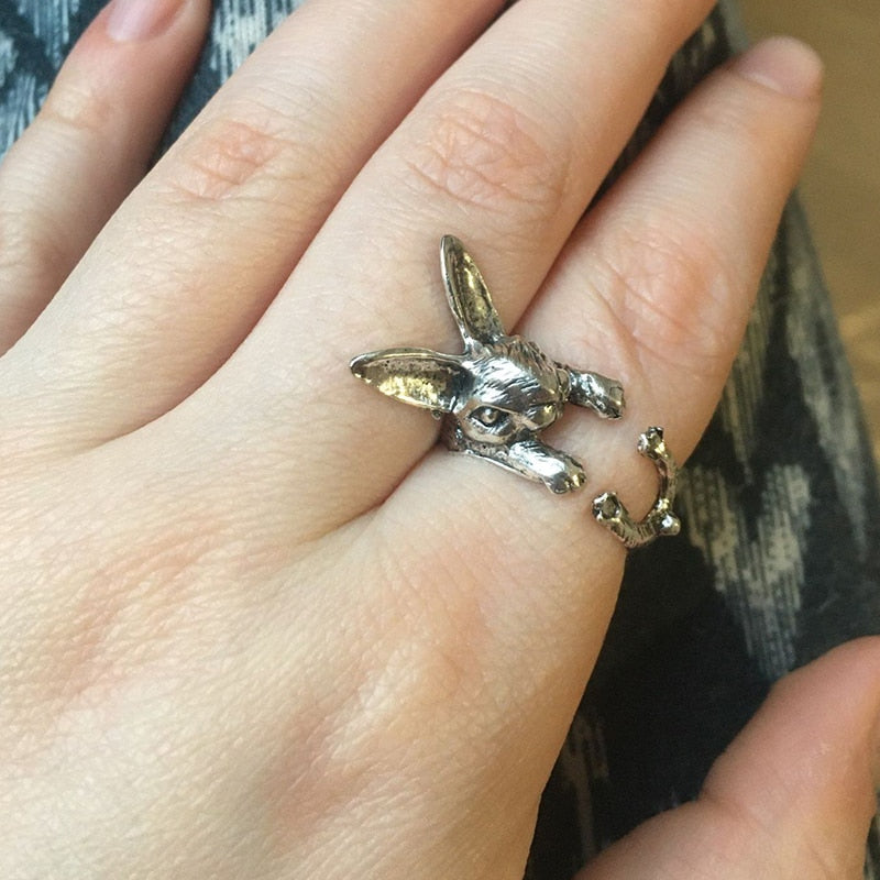 Dames Ring | Vintage Kat Design | Trendy Dieren Sieraad