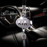 Auto-logo parfumhanger | Kristal & zinklegering | Sprankelende decoratie & cadeau-idee