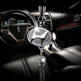 Auto-logo parfumhanger | Kristal & zinklegering | Sprankelende decoratie & cadeau-idee