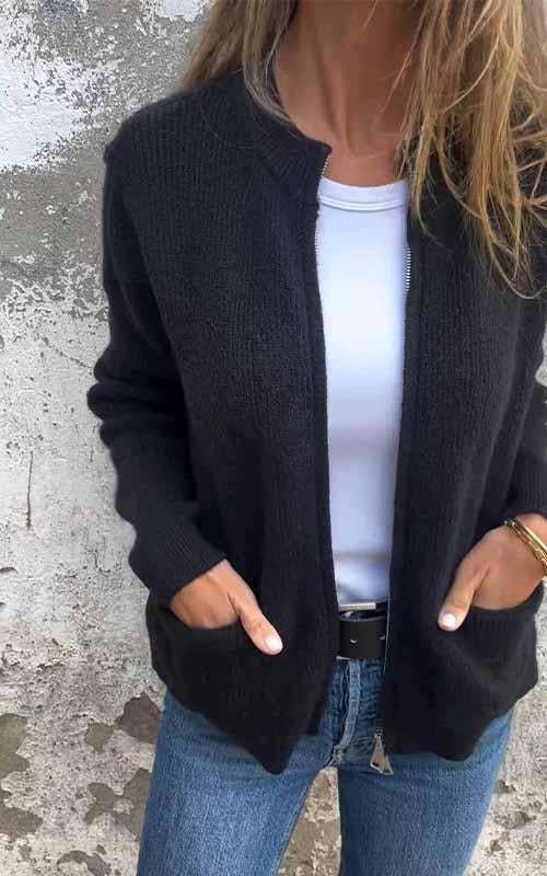 Dames Gebreide Trui | Lichtgewicht & Warm | Ronde Hals | Lange Mouw | Grote Maten S–5XL