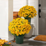 Kunstbloemen Chrysanten | UV-bestendig | Levensecht Design | Herfstdecoratie voor Veranda & Tuin
