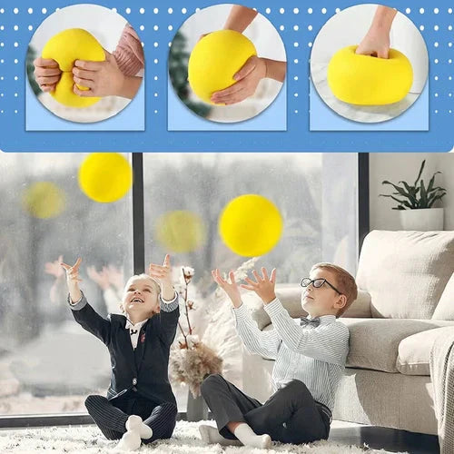 Stille Basketbal | Zachte PU Schuim Bal | Indoor Dribbelen zonder Geluid | 300g
