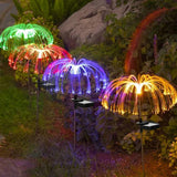 Solar Tuinlamp | Kikkerdril Jellyfish Design | Warm Wit & Kleurenwissel | 75 cm | Waterdicht