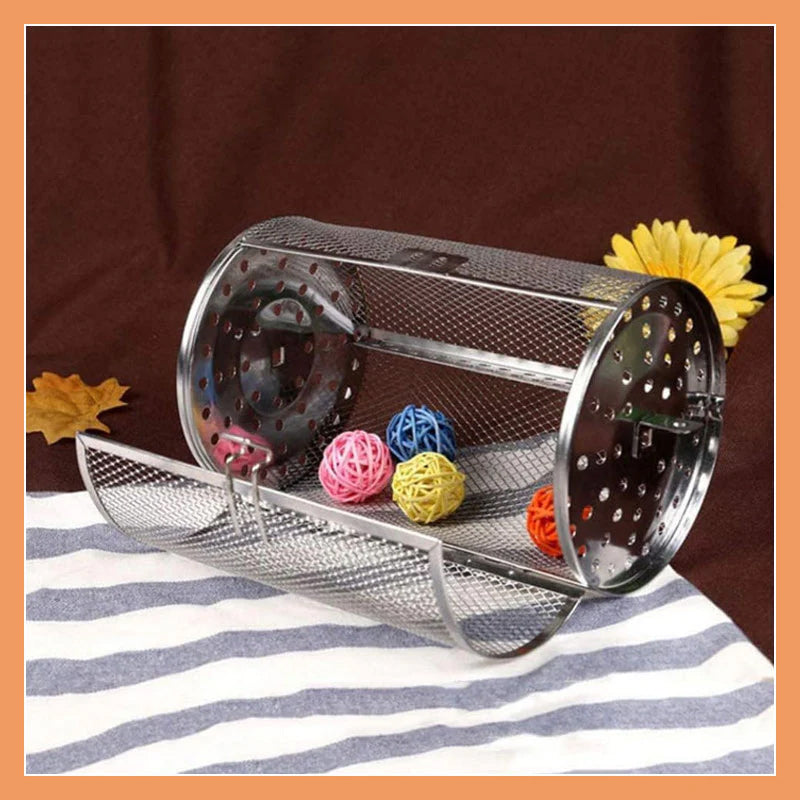 Roterende Grillkorf | 360° Warmteverdeling | RVS | 12×23 cm | Airfryer Compatibel