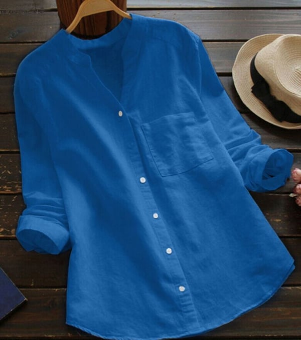 Dana | Lichtgewicht Linnen Shirt voor Vrouwen in Zomerse Stijl