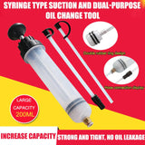 Handmatige Vloeistofpomp | Olie & Remvloeistof Extractor | Dubbele Rubberafdichting | PVC | 300g