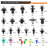 Auto Retainer Clips Set | 725-delig met Verwijdertool | Universele Pasvorm | PP Kunststof