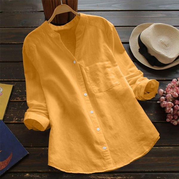 Dana | Lichtgewicht Linnen Shirt voor Vrouwen in Zomerse Stijl