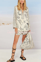 Veronika™ Zomer Satijnen Shorts Set
