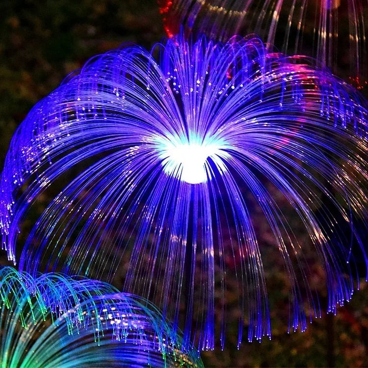 Solar Tuinlamp | Kikkerdril Jellyfish Design | Warm Wit & Kleurenwissel | 75 cm | Waterdicht