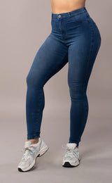 CurveBoost™ High-waist jeans met curve-enhancer