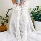 Dames Overknee Sokken | Extra Lang | Gebreide Textuur | 85cm of 105cm