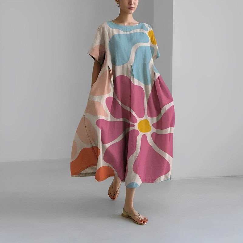 Amelia | Boheemse Bloemenjurk voor Vrouwen
