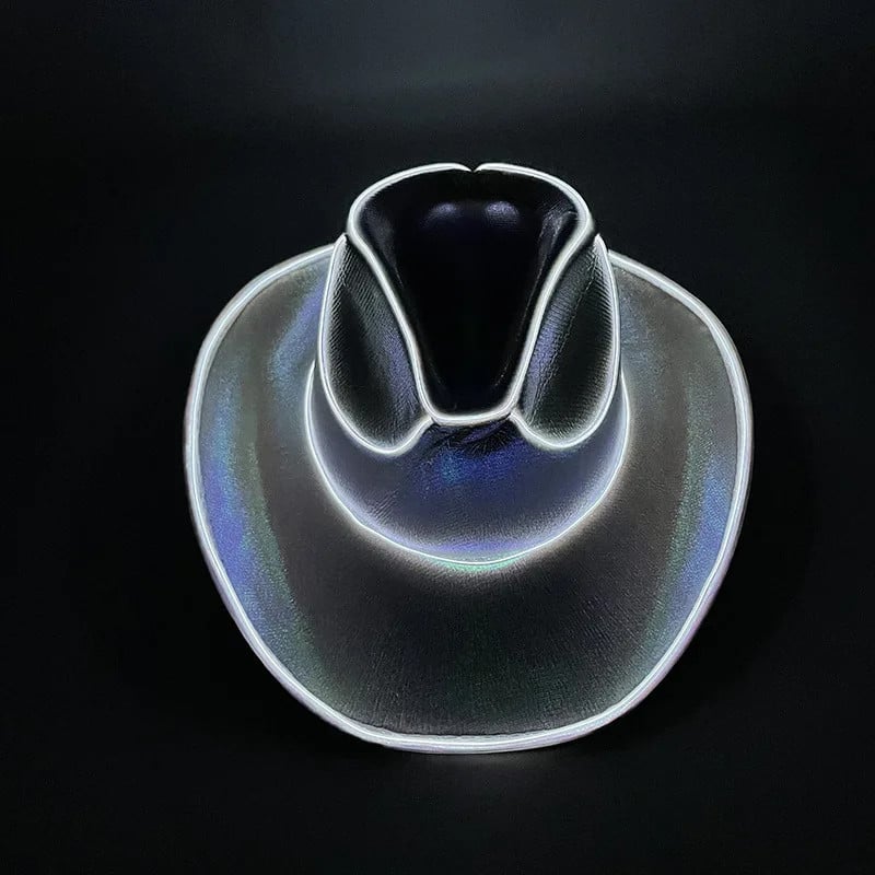 Glow in the Dark Hoed | LED Lichtgevend | Meerdere Patronen | One Size 58 cm