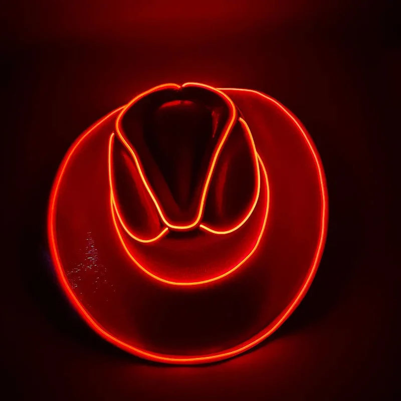Glow in the Dark Hoed | LED Lichtgevend | Meerdere Patronen | One Size 58 cm