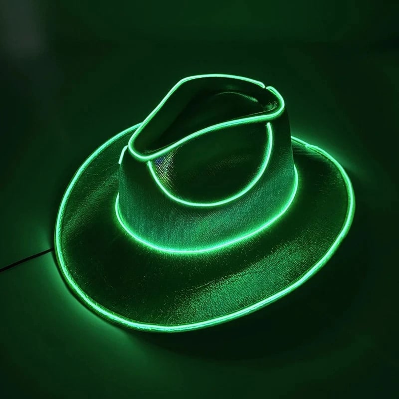 Glow in the Dark Hoed | LED Lichtgevend | Meerdere Patronen | One Size 58 cm
