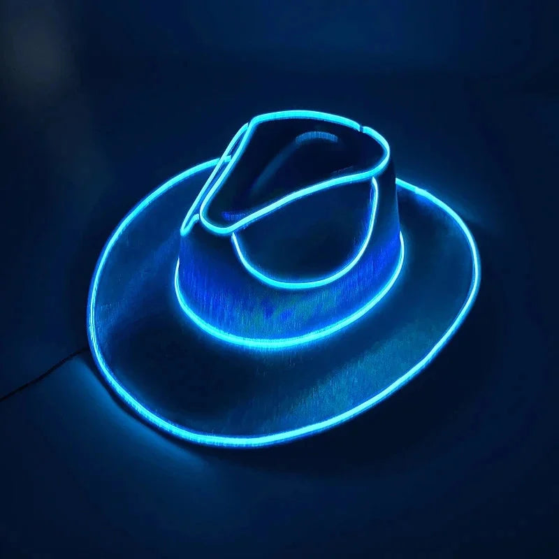 Glow in the Dark Hoed | LED Lichtgevend | Meerdere Patronen | One Size 58 cm