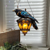 Hanglamp Raaf | Gotisch Design | Met Amberkleurig Glas & Duurzaam Metaal