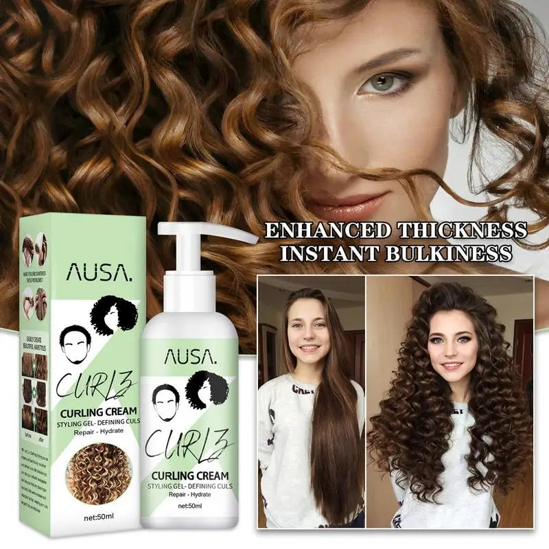 CurlLuxe Curl Cream | Gladmakend & Kruldefinitie | Direct Effect | Voedende Formule