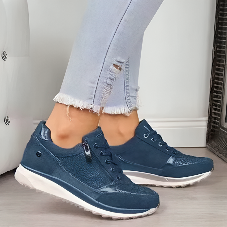 Yulia | Geavanceerde Comfort & Ondersteuning Centraal Rits Sneakers voor Vrouwen